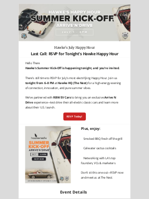 Hawke Media - Last Call: RSVP for Hawke’s Summer Kick-Off Happy Hour