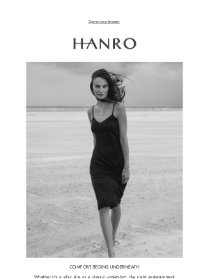 Hanro of Switzerland - Elegant, Barely-There Layers