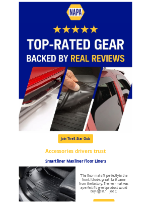NAPA AUTO PARTS - Feel the 5-Star Difference! 🚗