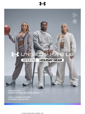 Under Armour - Give the gift of being unstoppable 💯