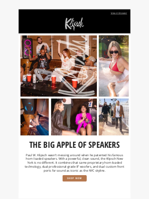 Klipsch - Turn Up the Party with the Klipsch New York