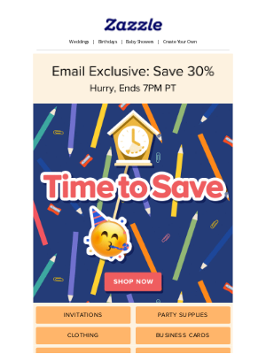 Zazzle - ⏰ 12 Hours Only: Save 30% NOW!