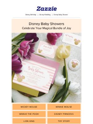 Zazzle - Disney Baby Shower Ideas Inside ❤️