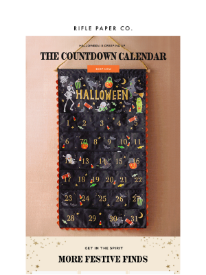 Rifle Paper Co. - Just Arrived: The Halloween Countdown Calendar 🎃🗓️