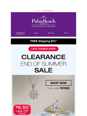 PalmBeach Jewelry - 🎉Clearance End of Summer Sale Inside🎉