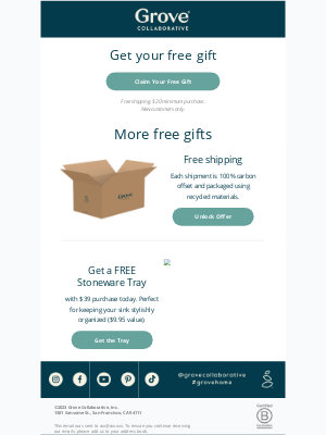 Grove Collaborative - For you: free Grove cleaning kit