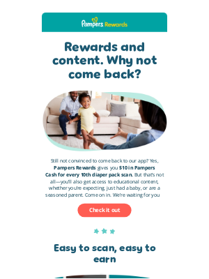 Pampers - Rewards? Content? We got you ✅