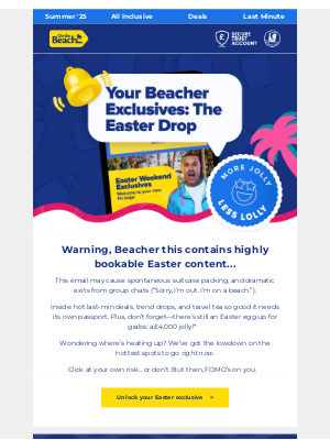 On the Beach (United Kingdom) - The Exclusives Page Got an Easter Makeover, Beacher