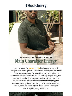 Huckberry - Worn by Hollywood’s Leading Men