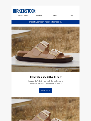 Birkenstock - Just Opened: The Fall Buckle Shop