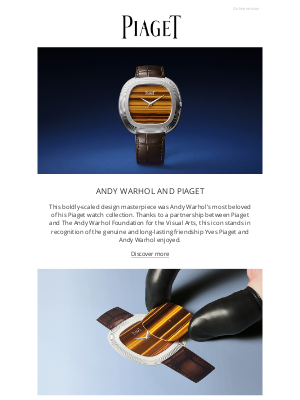 Piaget - Step into the world of the Andy Warhol watch.