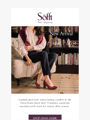 Sofft Shoes - Your wardrobe’s calling: Anna Marie