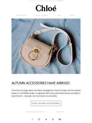 Chloé - Autumn accessories are here