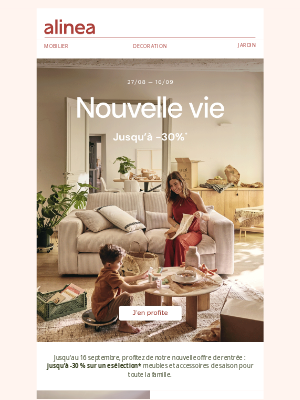 Alinea Consulting (France) - OFFRE DE RENTREE : Jusqu'à -30% 🎒​​