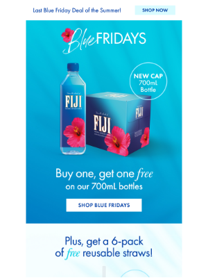 FIJI Water - Introducing our sleek, 700mL bottles! 🌺💦