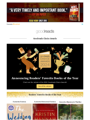 Goodreads - Announcing the Winners of the Goodreads Choice Awards