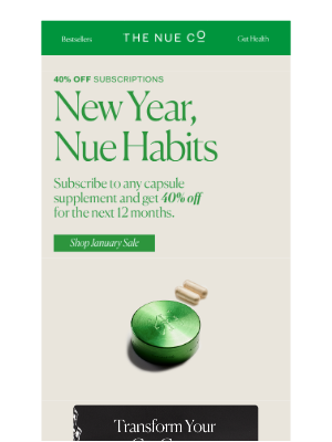 The Nue Co. - New Year, Nue Habits 💚