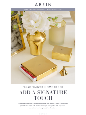 AERIN LLC - The Monogram Collection