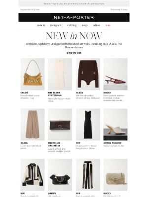 NET-A-PORTER - These new additions are worth your time
