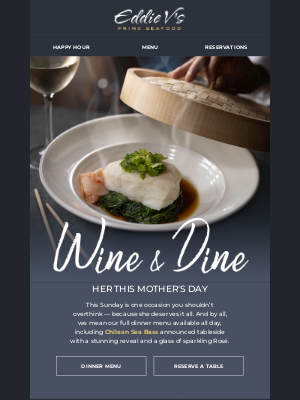 A dinner worthy of Mom…