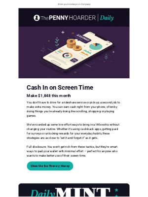 The Penny Hoarder - Use your phone to make extra dough