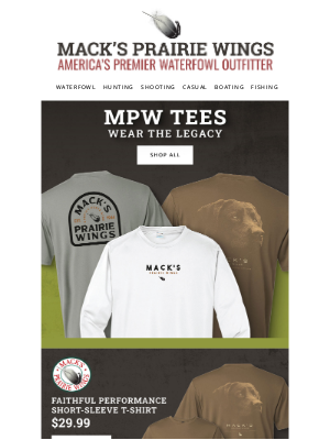 Built For The Outdoors – MPW Performance Tees Are Here!