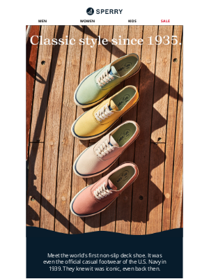 Sperry - Essential Sneaker Style Starts Here