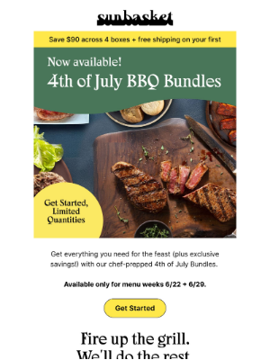 Sun Basket - NEW: 4th of July Bundles 🍉