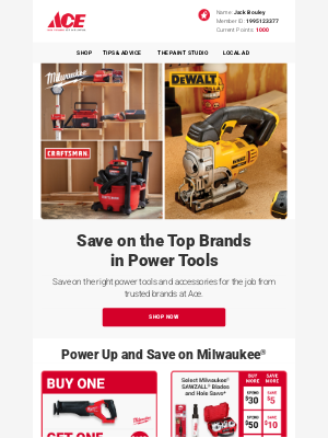 Ace Hardware - The Top Brands in Power, All On Sale →