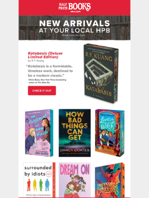 Half Price Books - Here's Your Reading List Refresh