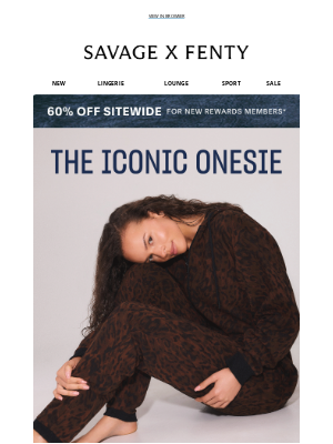 Savage X Fenty - Our Best-Selling Onesie Is Back!