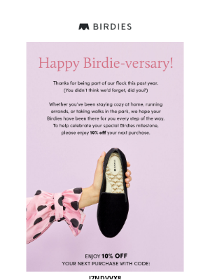 Birdies - Our Anniversary Treat For You ❤️