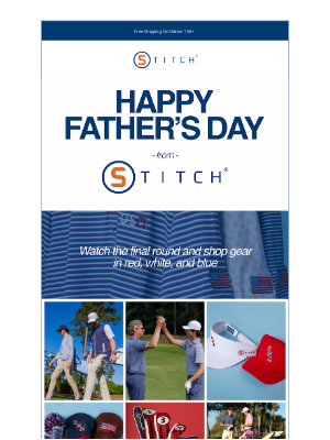 Stitch Golf - Happy Father's Day From STITCH