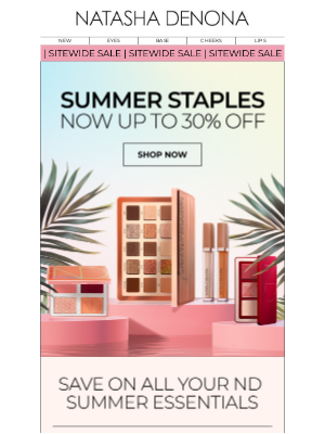 Natasha Denona - Get up to 30% OFF Summer Staples ☀️