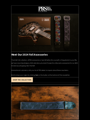 prsguitars - Meet the 2024 PRS Fall Accessory Lineup!