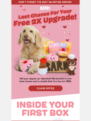 BarkBox - Order today. Receive by 2/14