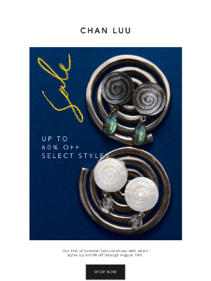 chanluu.com - Sale: Up to 60% Off