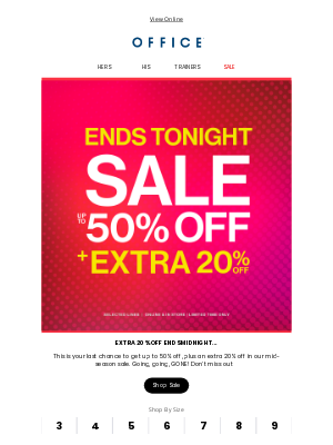 OFFICE Shoes (United Kingdom) - OMG! Extra 20% off is ending 💔