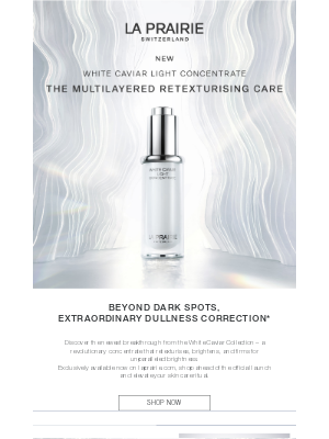 La Prairie - Experience the latest White Caviar creation exclusively on laprairie.com.