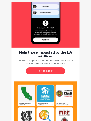 Linktree (Australia) - Support Los Angeles fire relief 💚