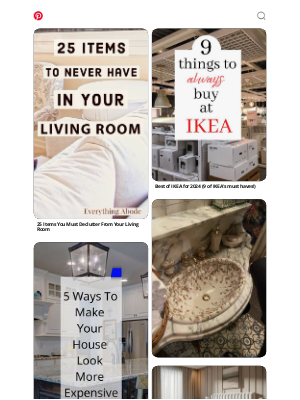 Pinterest - Home Decor for Roma