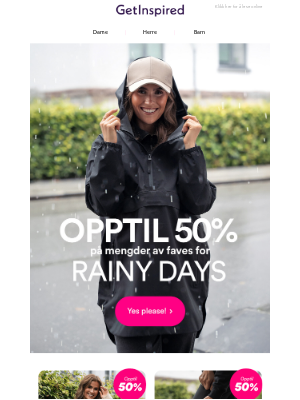 Get Inspired (Norway) - Opptil 50% på faves...