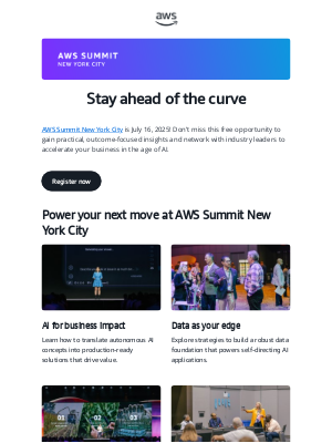 Amazon AWS - AI transformation at AWS Summit New York City