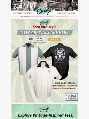 Steady Clothing - 👕Rock Your Style with Vintage-Inspired Classics!