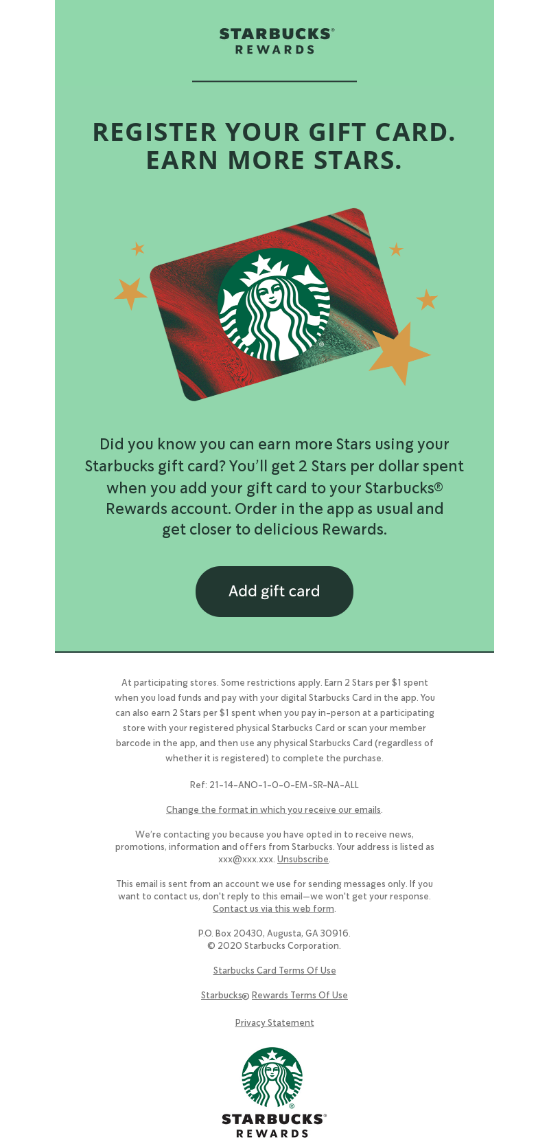 9 Exceptional Gift Card Email Examples To Inspire You Mailcharts