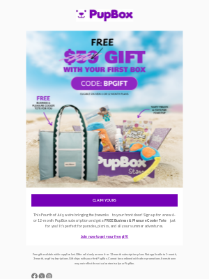 PupBox - 🎁 Get a Free Gift with Your First PupBox 🎉