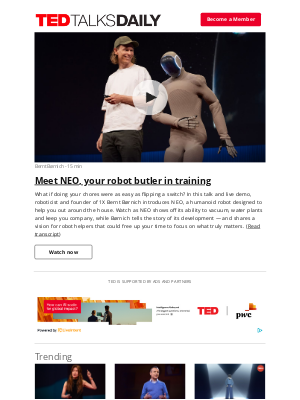 TED - Meet NEO, your robot butler in training