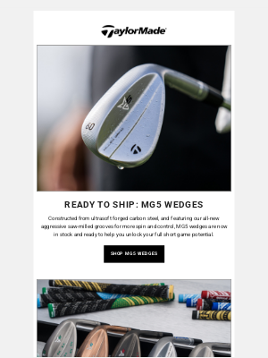 TaylorMade Golf - In Stock & Ready to Ship: MG5 Wedges