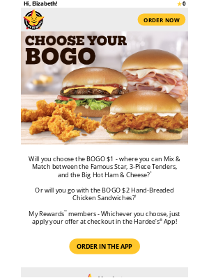 Hardee's - Get More Food With Our 2 BOGO Offers