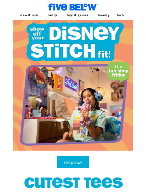 Hollar - didya see the new Disney Stitch tees? 👀